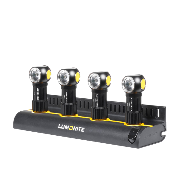 Ladestasjon LUMONITE 4-Slot Charging Station V2, Ladestasjon + Lumonite Pixel