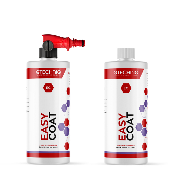 Hurtigforsegling GTECHNIQ Easy Coat, 2 stk 500 ml + 1 stk spraymunnstykke