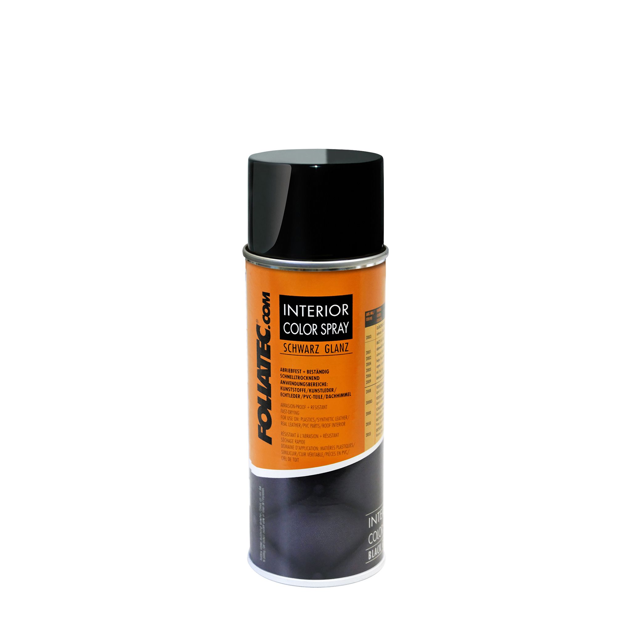 Spraymaali Foliatec Interior Color Spray, 400 ml, Black Glossy