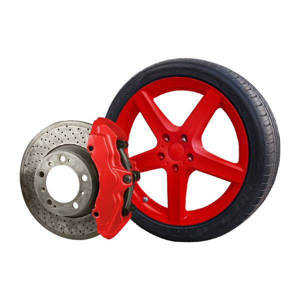 Spraymaali Foliatec Universal 2K Spray Paint, 400 ml, Red Glossy