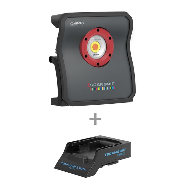 Undersökningslampa SCANGRIP Multimatch 8 CONNECT, 8000 lm, Lampa för Makita-batterier