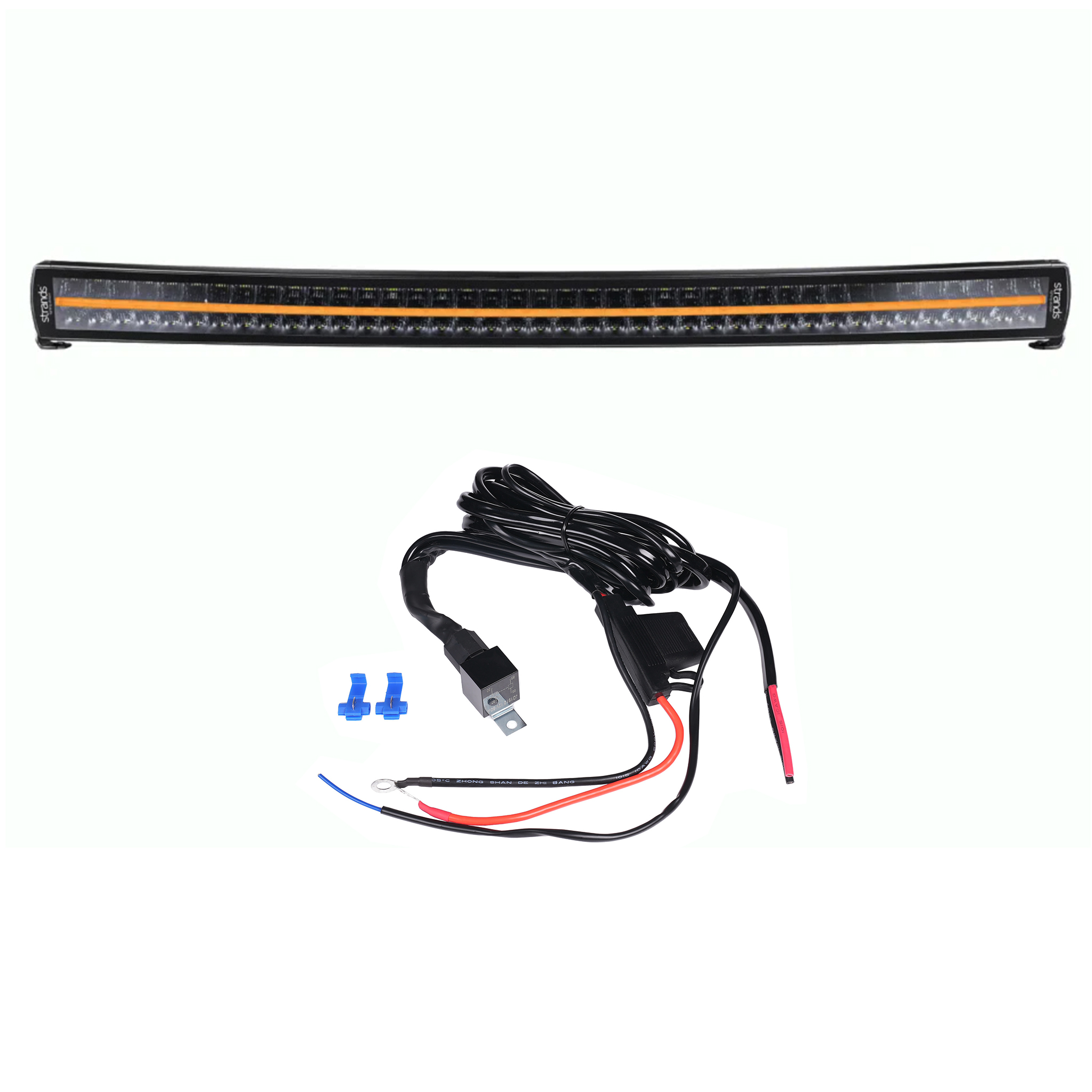 Led bar Strands Siberia DRC 42 - Curved / 108 cm / 400W, 1 pc + Relay cable set afbeelding