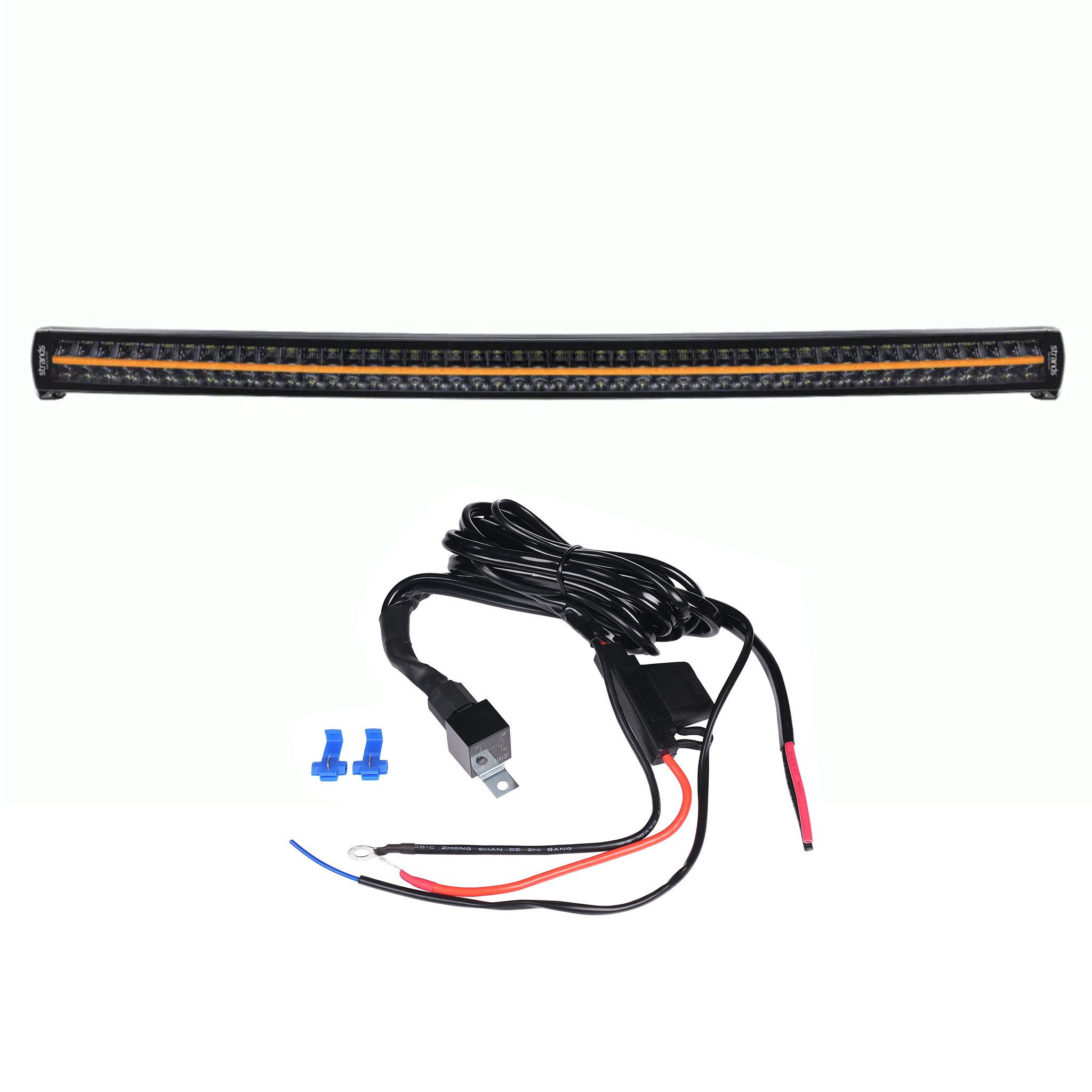 Led bar Strands Siberia DRC 50 - Curved / 128 cm / 480W, 1 pc + Relay cable set afbeelding
