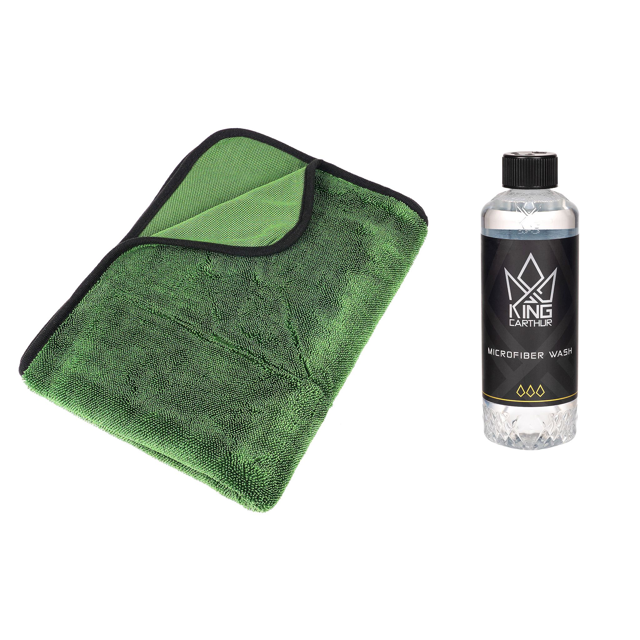 Tørkehåndkle King Carthur Green Jade, 1 stk + Mikrofiberrengjøring