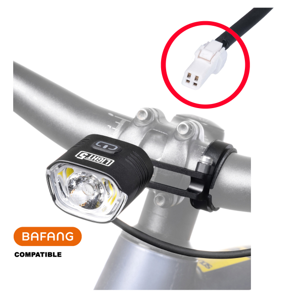 Bicycle lamp for electric bicycle Light5 EB1000 - 1000 lm / Bafang, Headlight (male) afbeelding 1