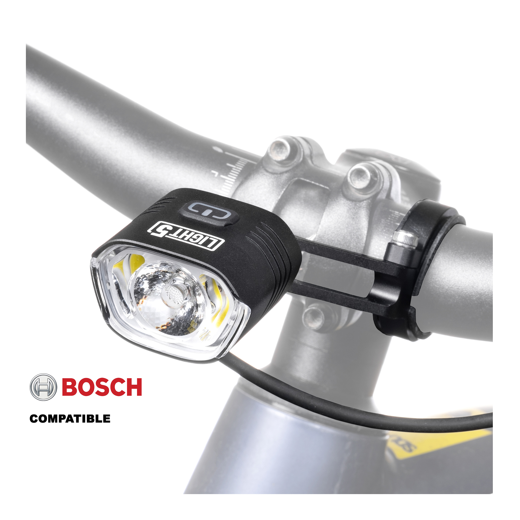 Cykellygte til elcykel Light5 EB1000 Bosch, 1000 lm, Bosch