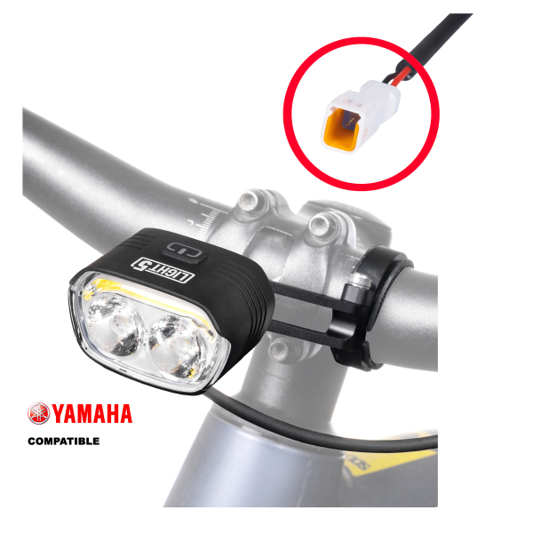 Bicycle lamp for electric bicycle Light5 EB2000 - 2000 lm / Yamaha, Headlight only (female) afbeelding