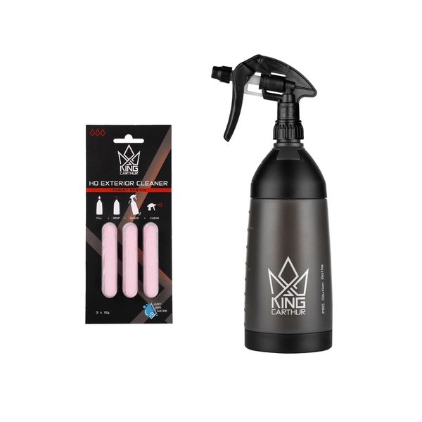 Puhdistusaine King Carthur HD Exterior Cleaner Tablet, Pesuainetabletit (3 kpl) + Sumutinpullo