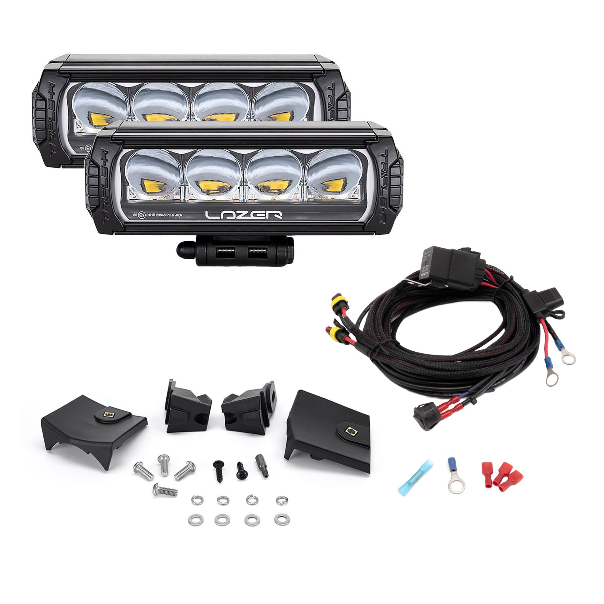 Lisävalosetti Ford Transit Custom Electric (2024+), Lazer Triple-R 750, 2 x Triple-R 750 Wide GEN2