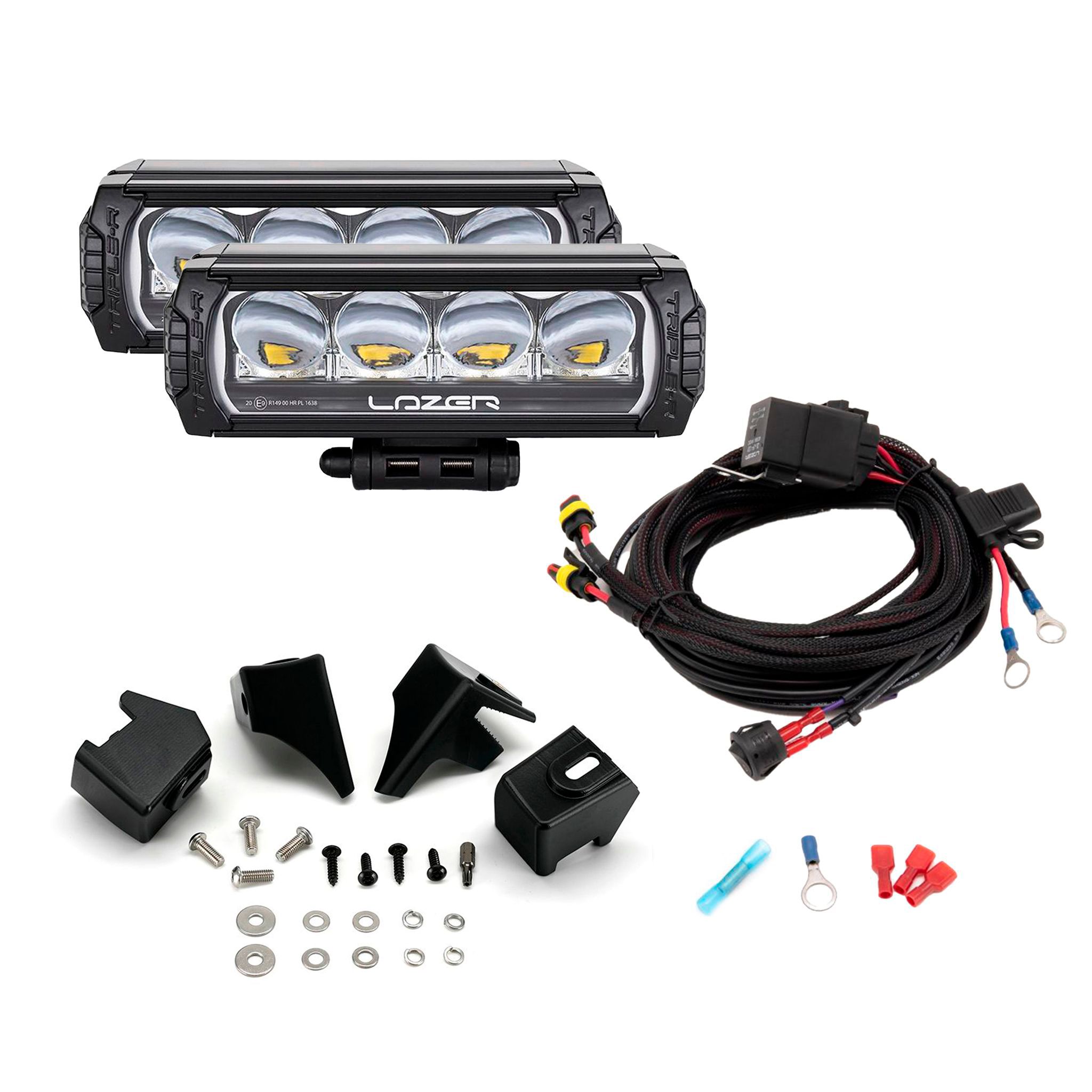 Auxiliary light set Ford Transit Custom Trail (2024+), 2 x Lazer Triple-R 750 GEN2, Triple-R 750 GEN2 Wide afbeelding