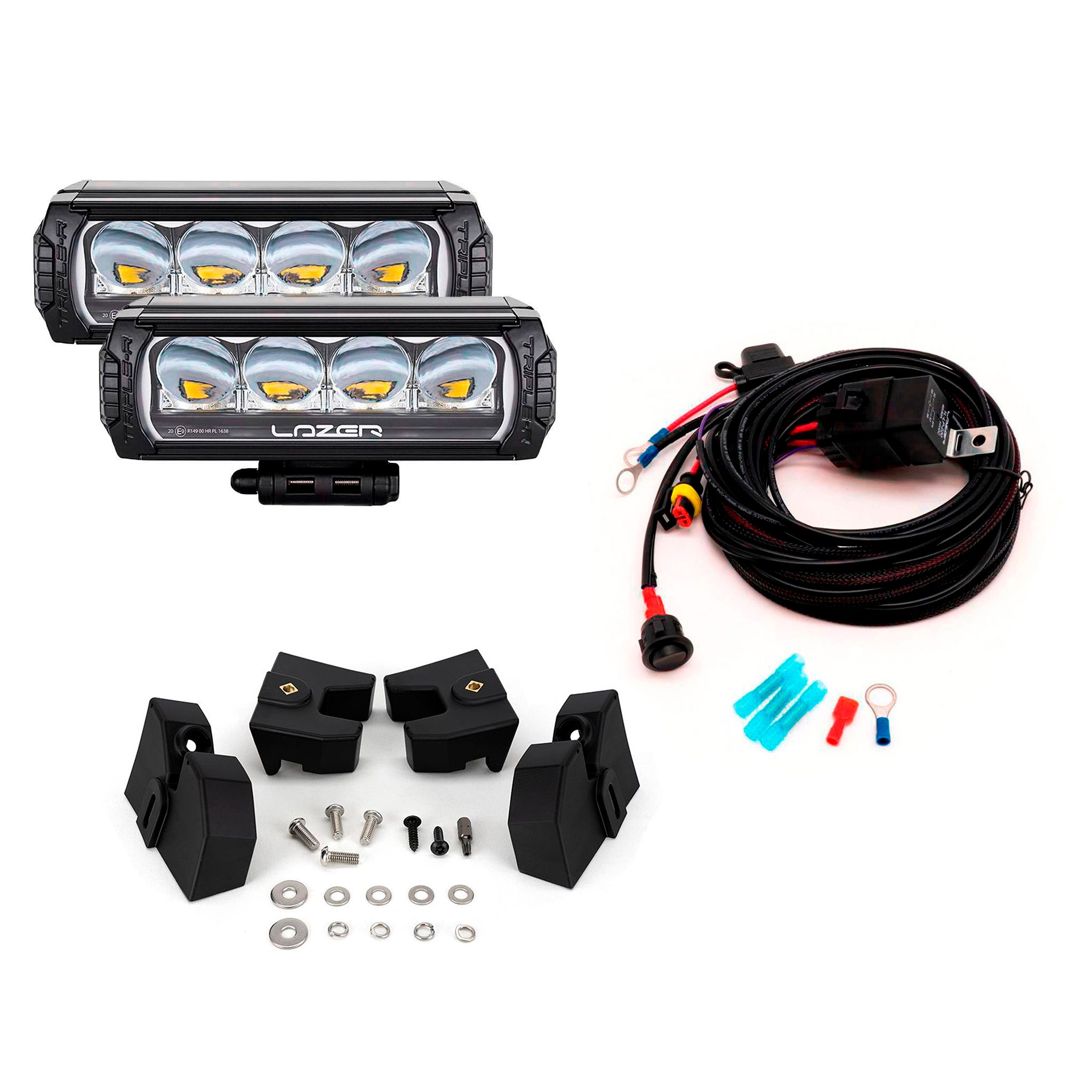 Led bar kit Ford Transit Custom (2024+), 2 x Lazer Triple-R 750, 2 x Triple-R 750 Wide GEN2 afbeelding