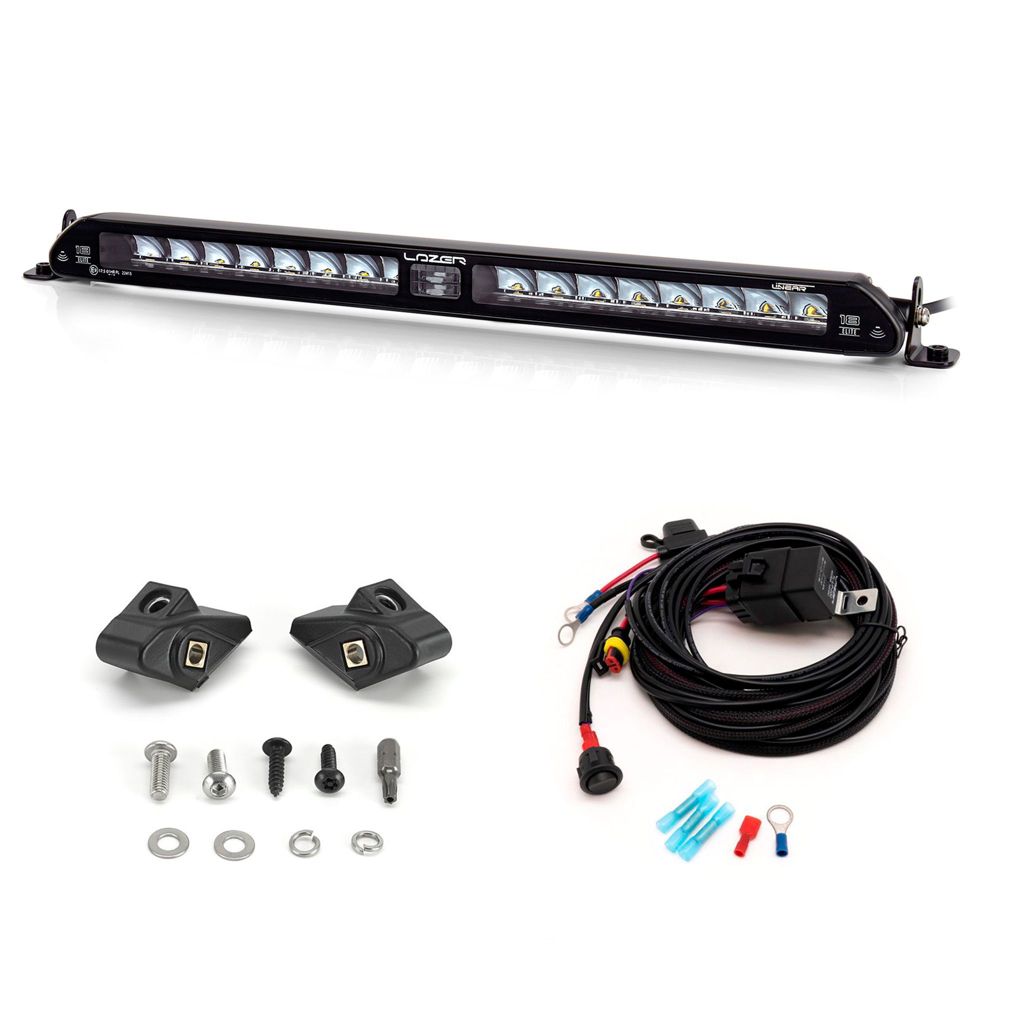 Auxiliary light set Ford Transit Connect (2023+), Lazer Linear 18, Linear 18 Elite i-LBA