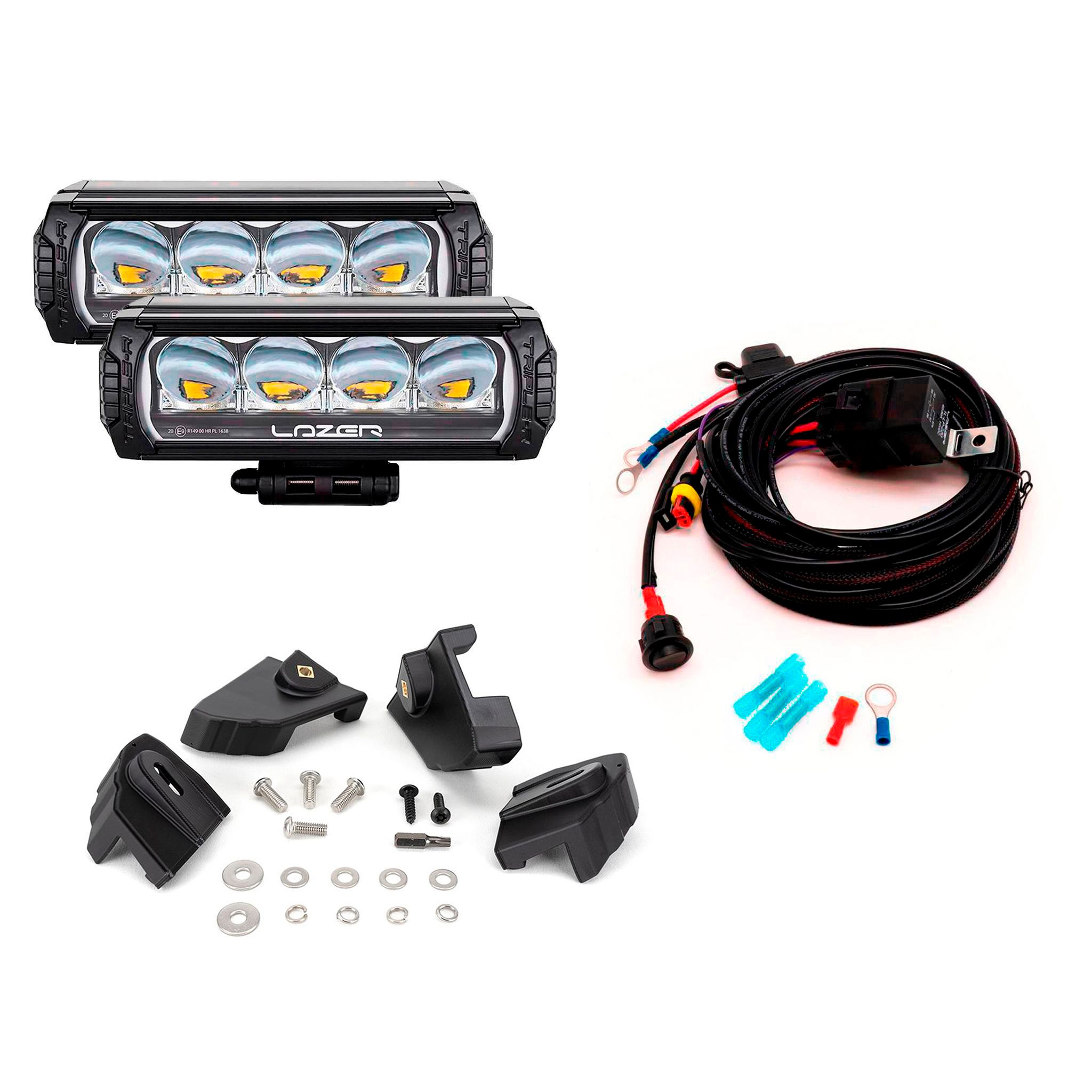 Led bar kit Renault Trafic (2023+), 2 x Lazer Triple-R 750, 2 x Triple-R 750 Wide GEN2 afbeelding