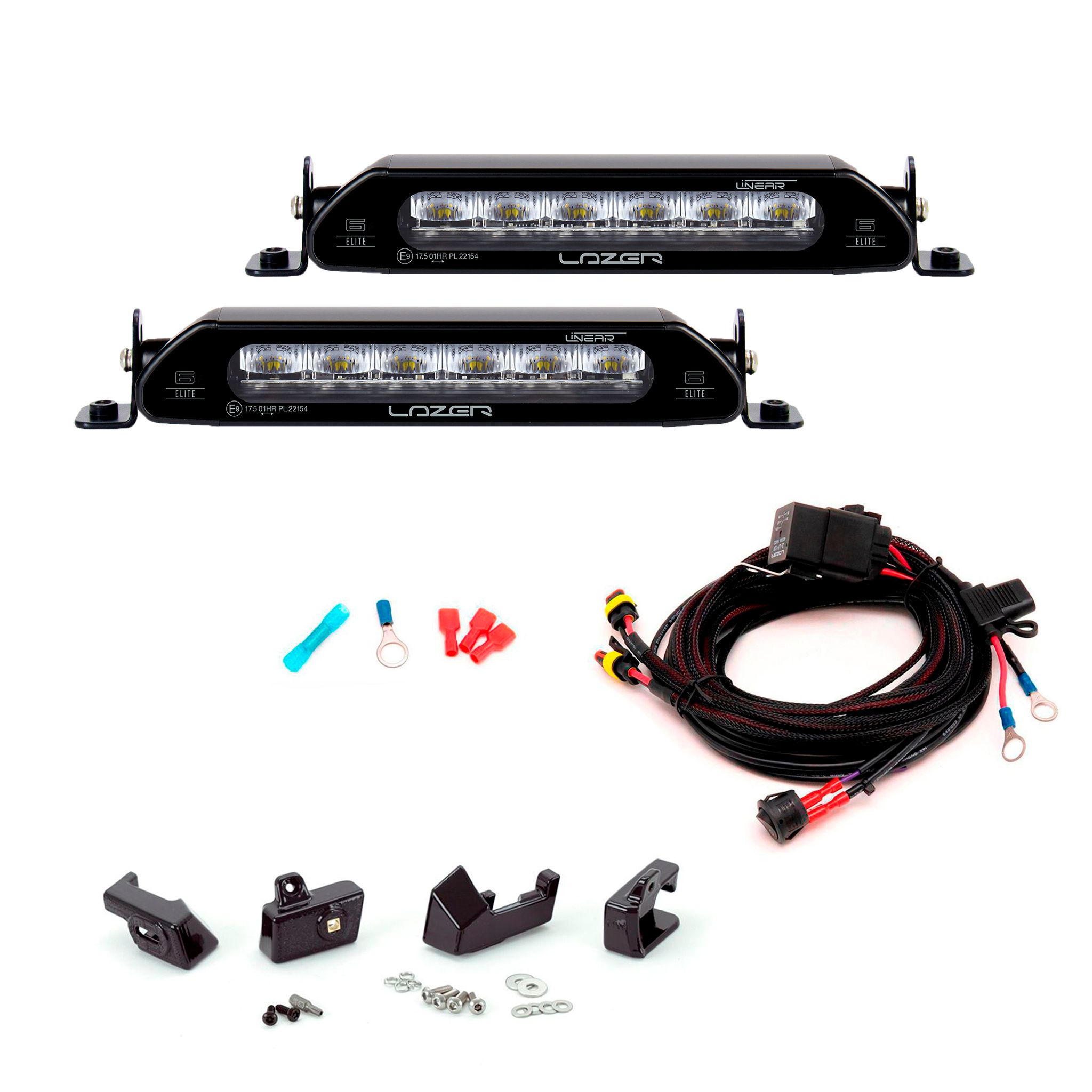 Auxiliary light kit Lazer Toyota Hilux (2021+), Linear 6 Elite afbeelding