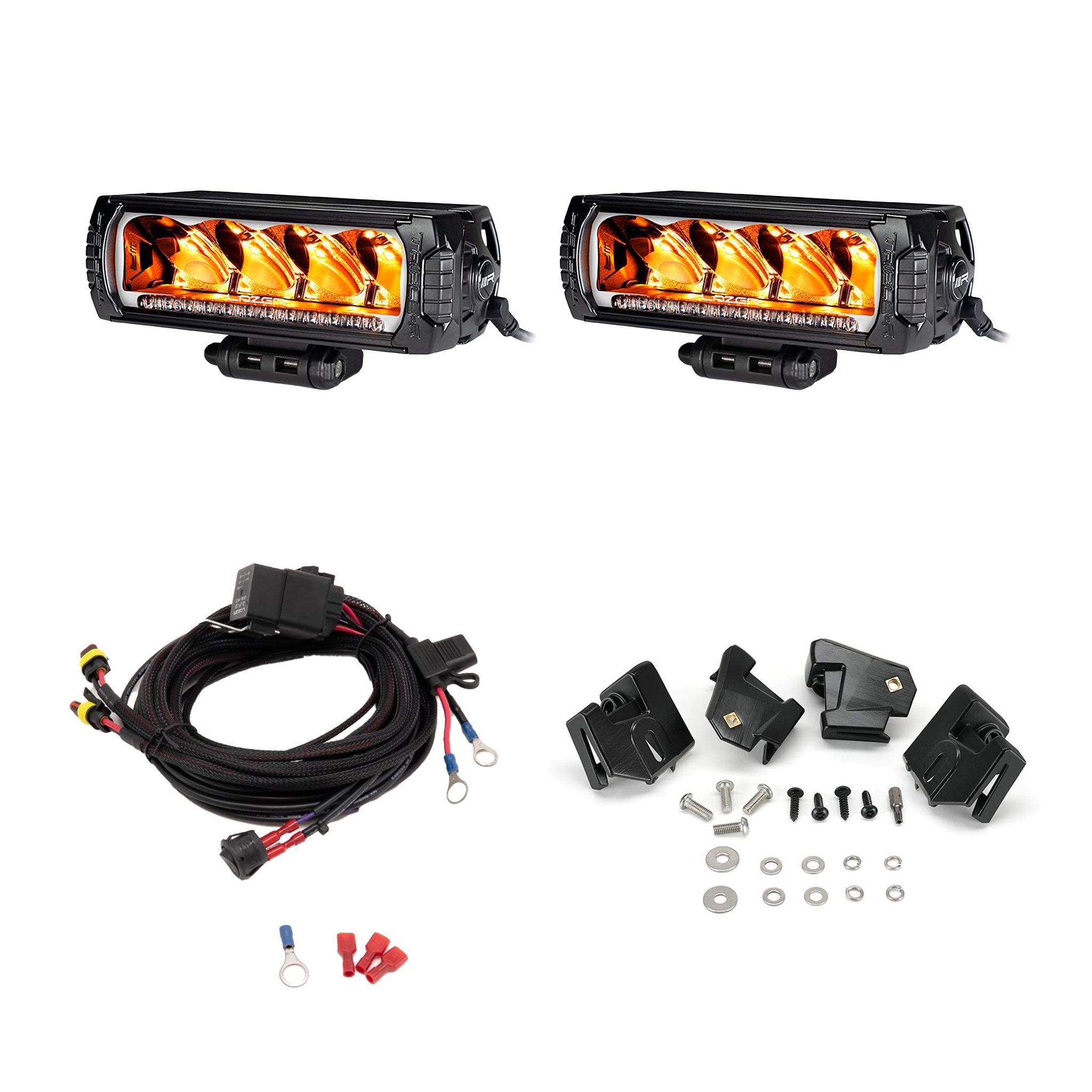 Auxiliary light kit Ford Tourneo Custom / Nugget (2024+), Lazer Triple-R 750, 2 x Triple-R 750 Beacon afbeelding