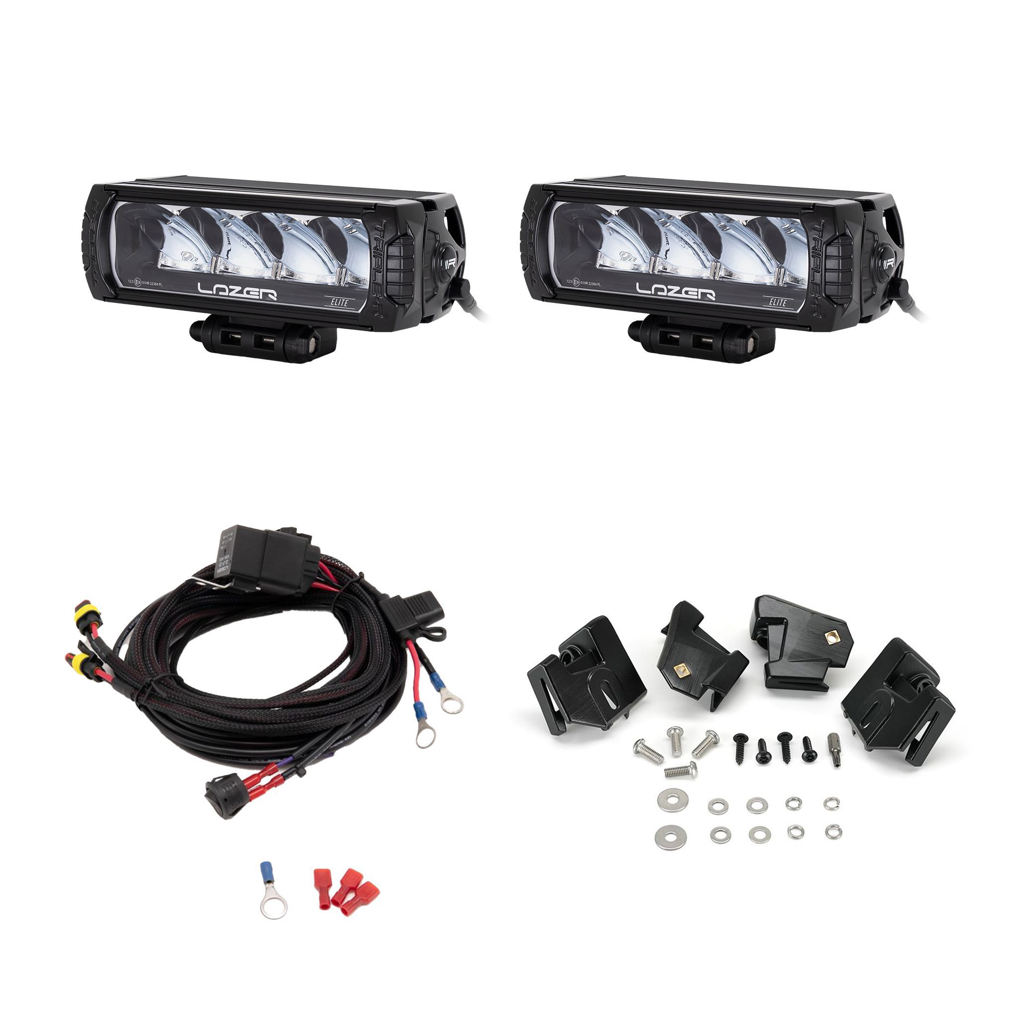 Auxiliary light kit Ford Tourneo Custom / Nugget (2024+), Lazer Triple-R 750, 2 x Triple-R 750 Elite GEN2 (E-Boost)