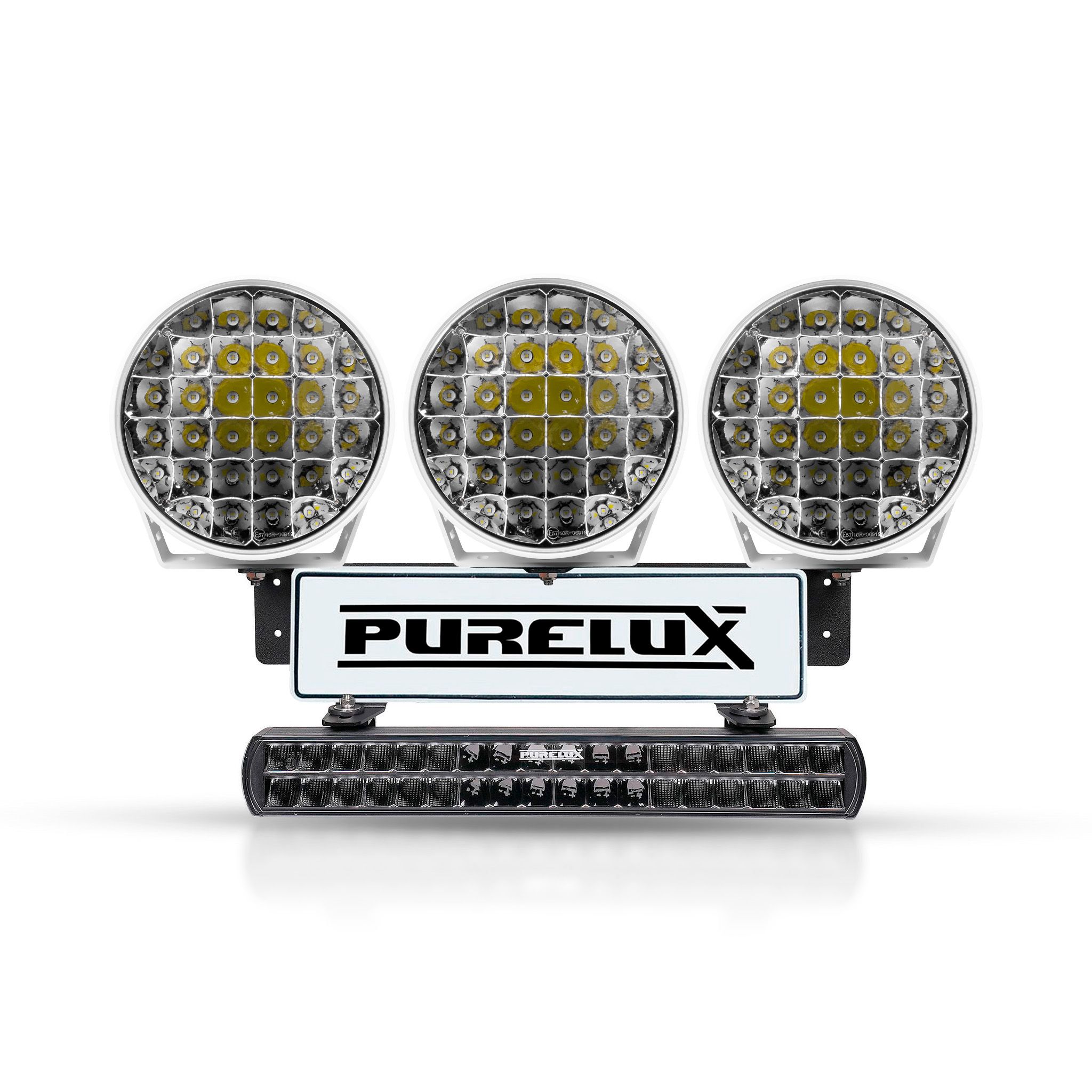 Auxiliary light kit Purelux WRC 1, 741W / 58 000 lm - Complete set, Set with white 9110 lights afbeelding