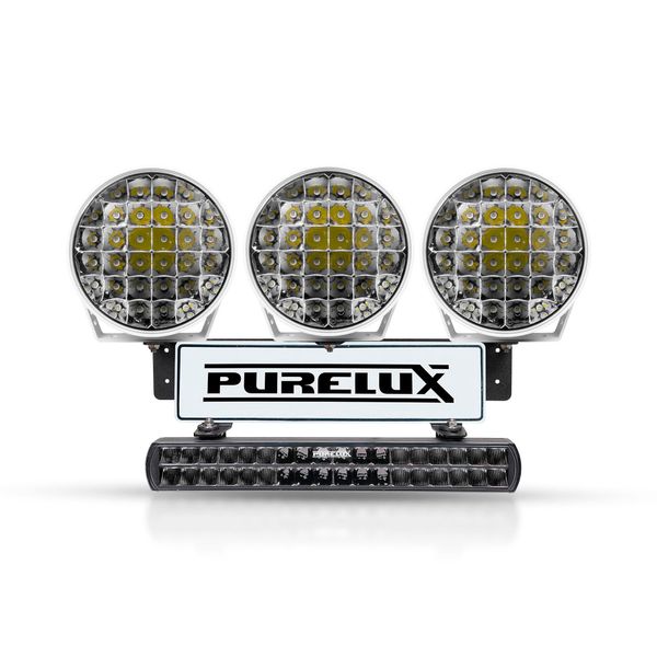 Extraljuspaket PURELUX WRC 1, 741W / 58 000 lm, Paket med vita 9110-extraljus