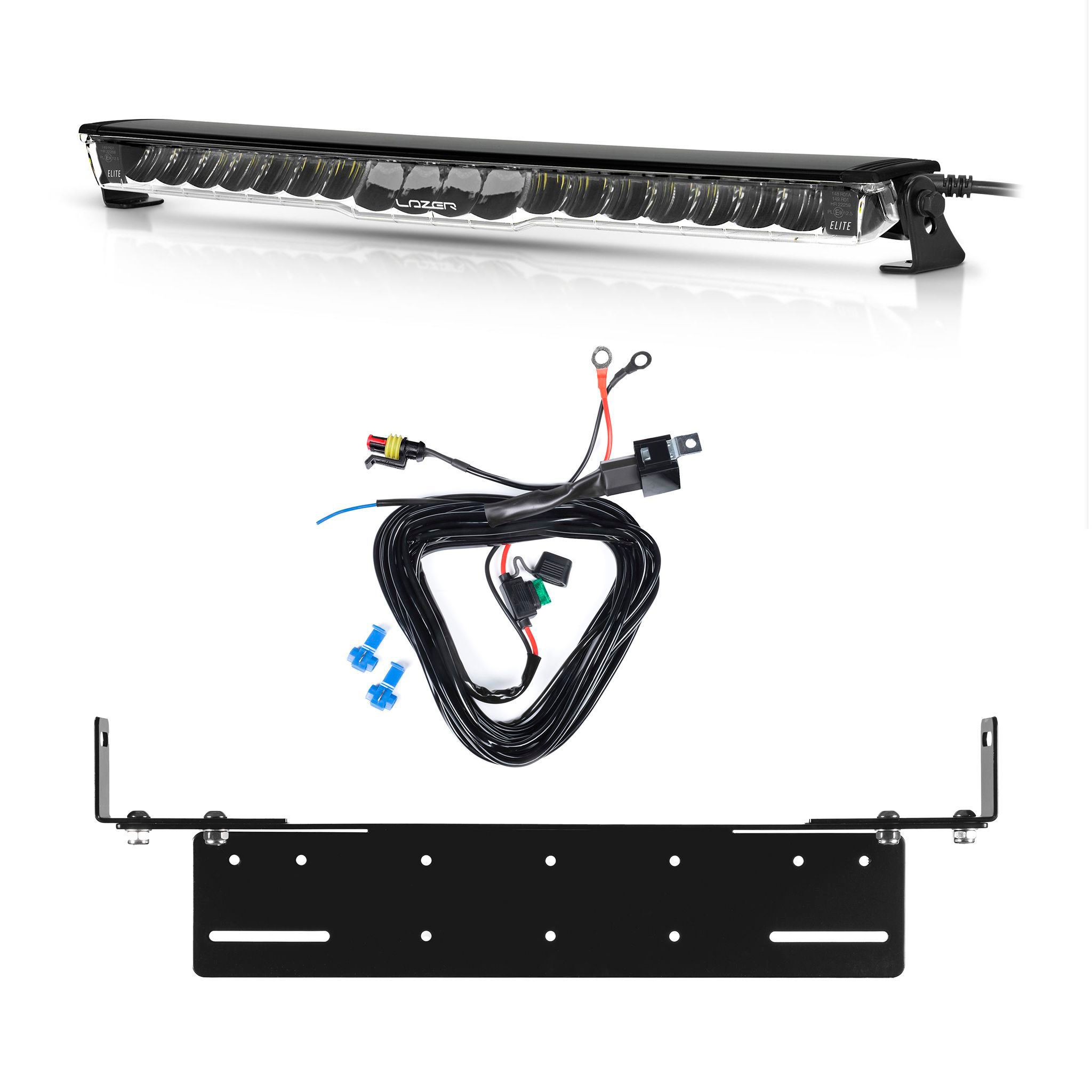 Led bar Lazer Glide Elite - Curved / 52 cm / 130W / Ref. 12.5, 1 pc - Complete set afbeelding
