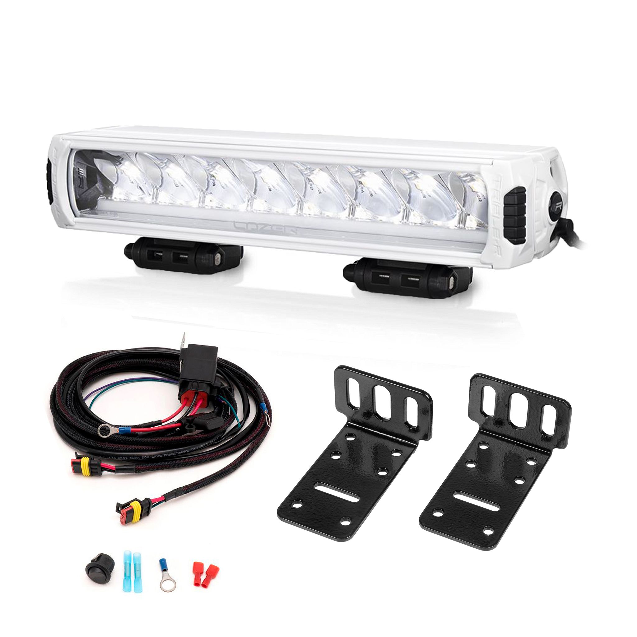 Led bar Lazer Triple-R 1000 White GEN2 (with position light) - Straight / 41 cm / 88W / Ref. 12.5, 1 pc - Complete set afbeelding