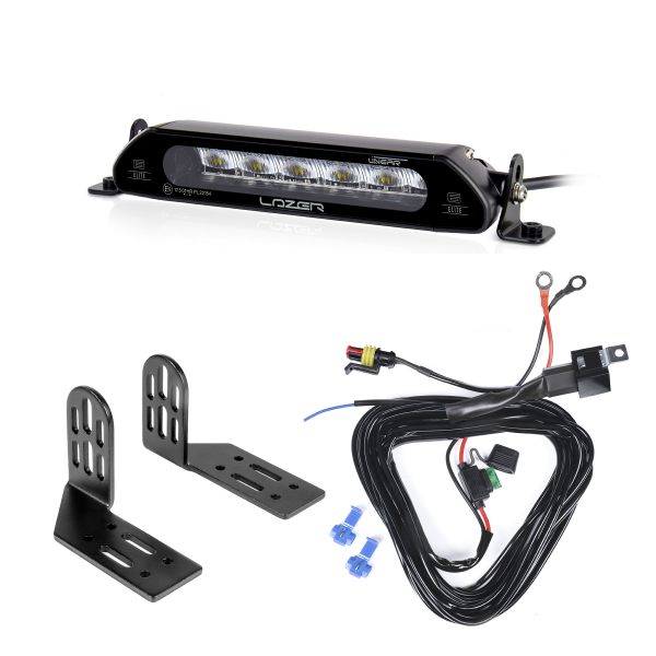 Led bar Lazer Linear 6 Elite - Straight / 22 cm / 36W, 1 pc - Complete set (Side mounting) afbeelding 1