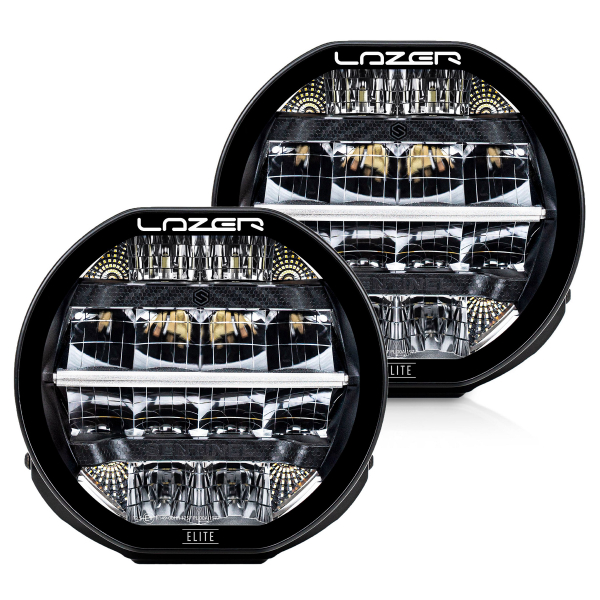 Auxiliary light Lazer Sentinel 7 Elite Parklight - Round / 18 cm / 116W / Ref. 12.5, 2 pcs afbeelding 1