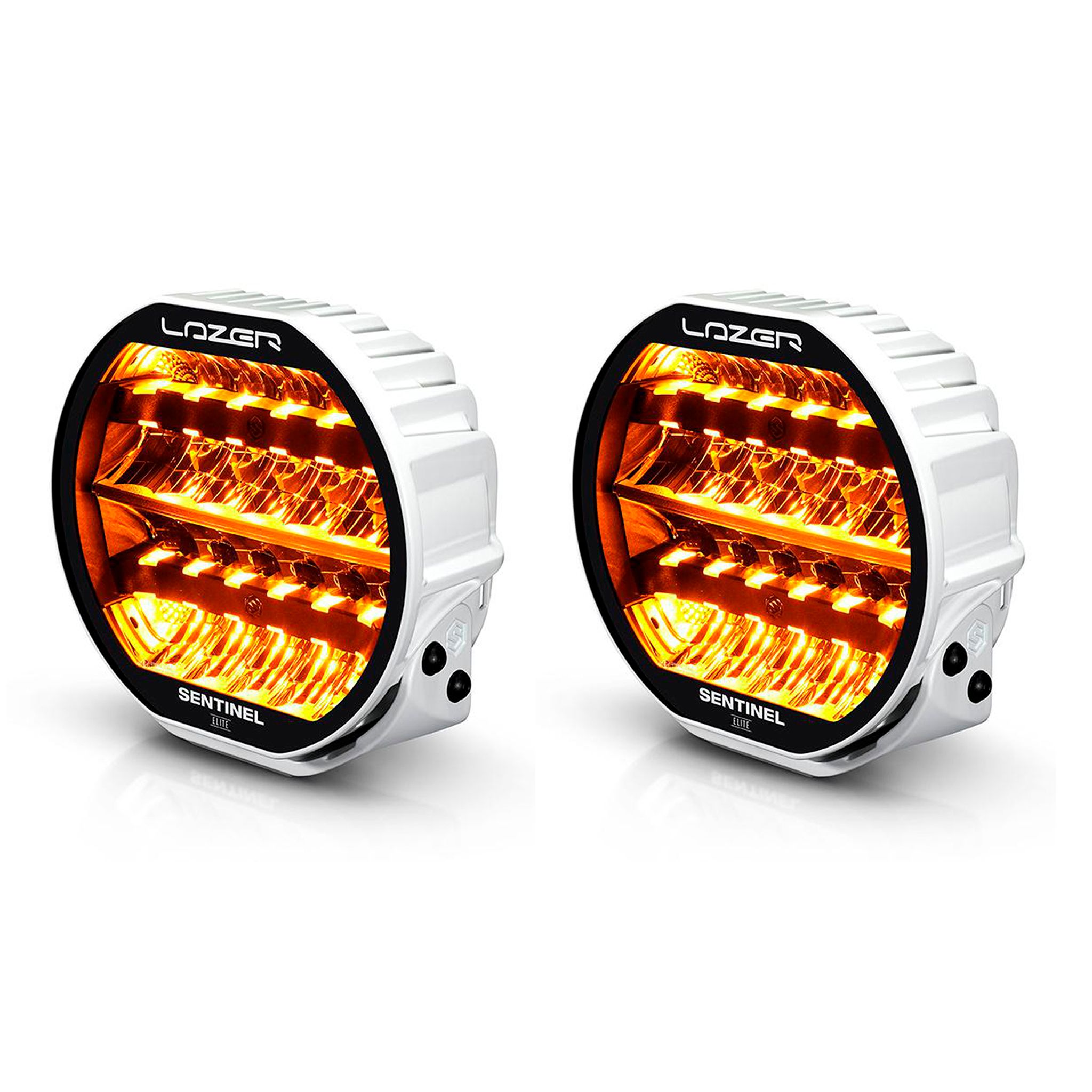 Auxiliary light Lazer Sentinel 9 Elite Gen2 White - Round / 23 cm / 145W / Ref. 20, 2 pcs afbeelding