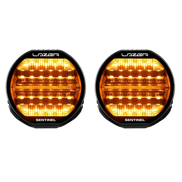 Auxiliary light Lazer Sentinel 9 Highline - Round / 23 cm / 130W / Ref. 12.5, 2 pcs afbeelding 1