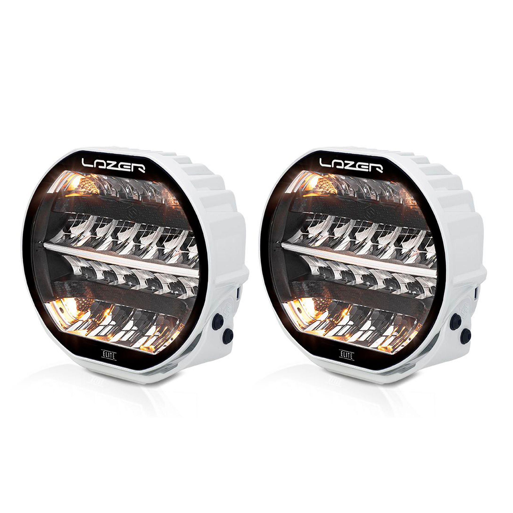 Auxiliary light Lazer Sentinel 9 Elite Parklight White - Round / 23 cm / 145W / Ref. 20, 2 pieces afbeelding