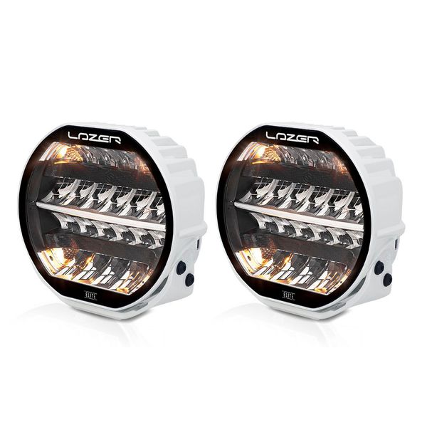 Auxiliary light Lazer Sentinel 9 Elite Parklight White - Round / 23 cm / 145W / Ref. 20, 2 pieces afbeelding 1