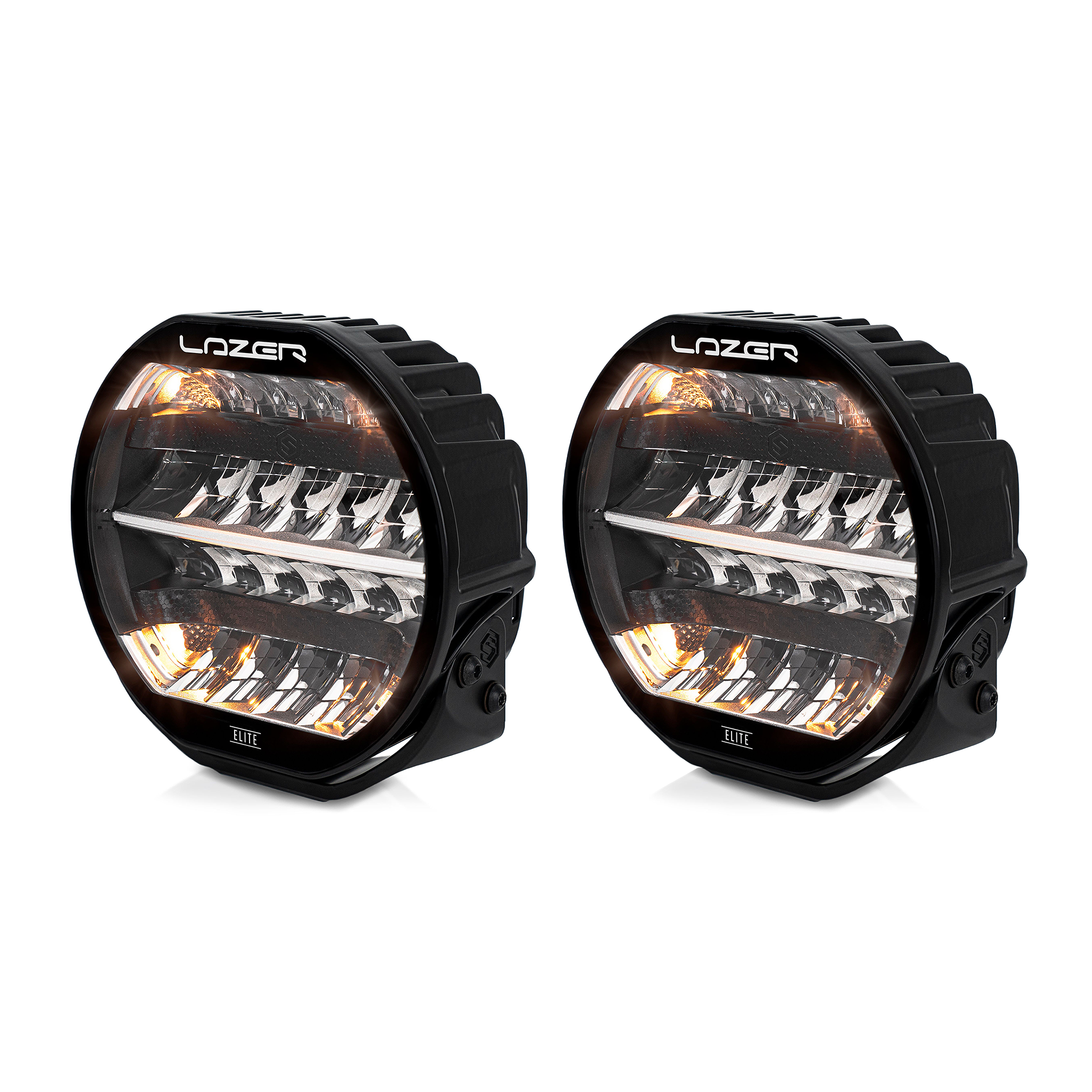 Auxiliary light Lazer Sentinel 9 Elite Parklight - Round / 23 cm / 145 W / Ref. 20, 2 pcs afbeelding