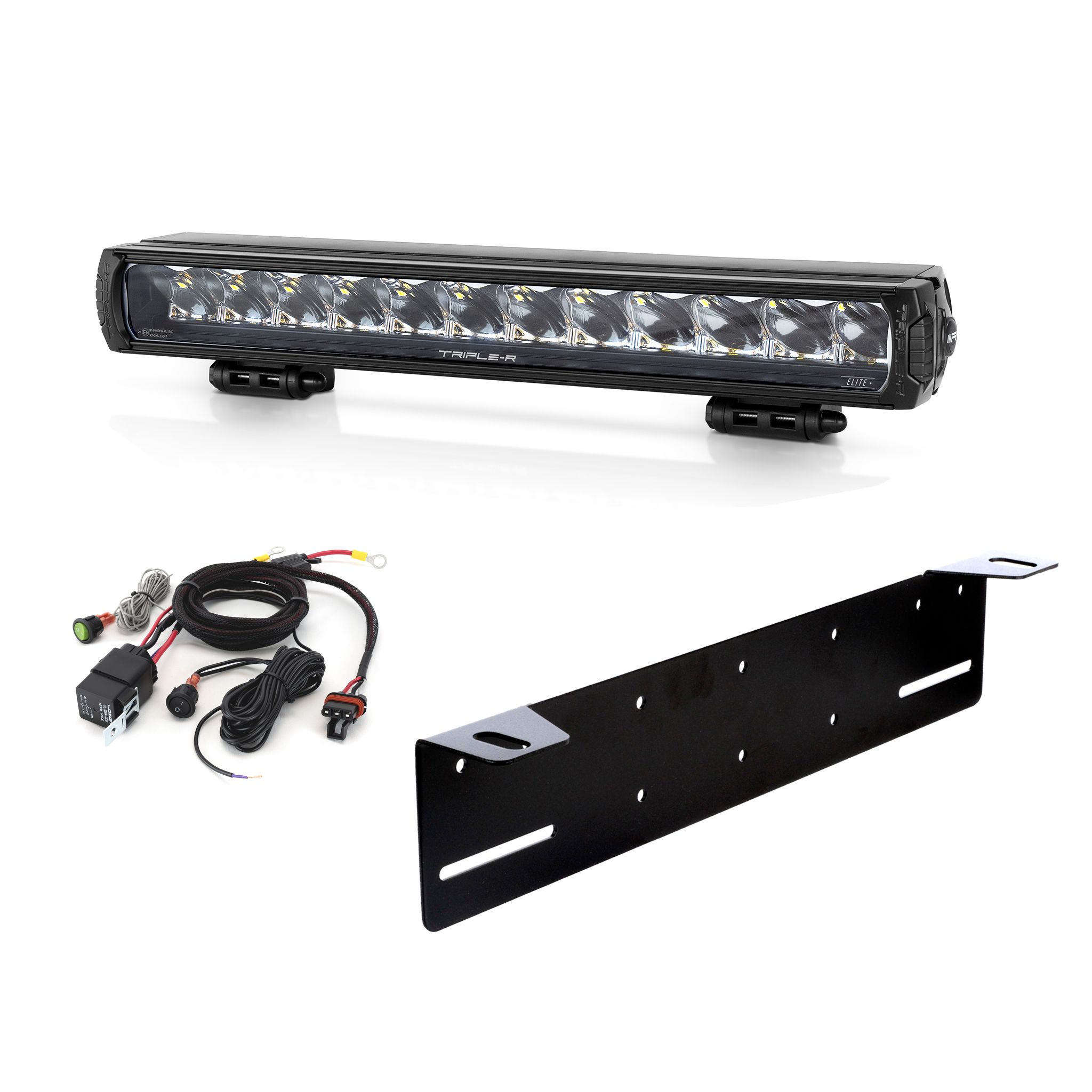 Led bar Lazer Triple-R 1250 Elite+ - Straight / 59 cm / 220W / Ref. 20, 1 pc - Complete set afbeelding