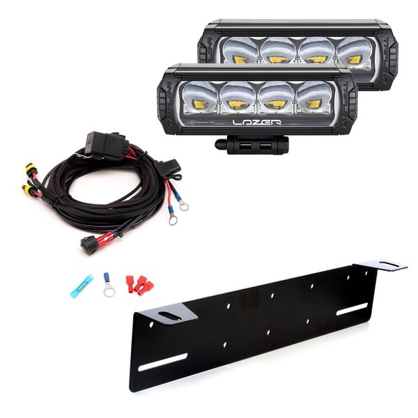 Led bar Lazer Triple-R 750 GEN2 Wide - Straight / 23 cm / 44W / Ref. 20, 2 pcs - Complete set afbeelding 1