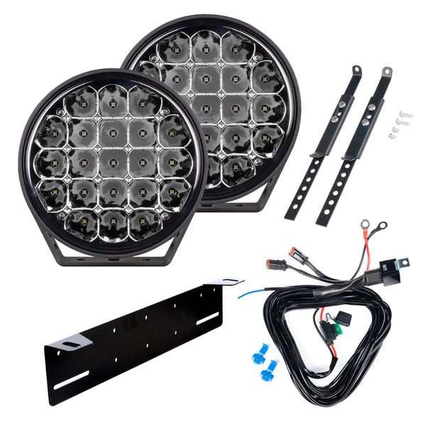 Extraljus PURELUX 770 - Rund / 18 cm / 130W, 2 st - Komplett paket