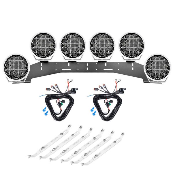 Ekstralys PURELUX 770 White Gen2 - Rund / 18 cm / 130W, 6 stk - Komplett pakke (WRC)