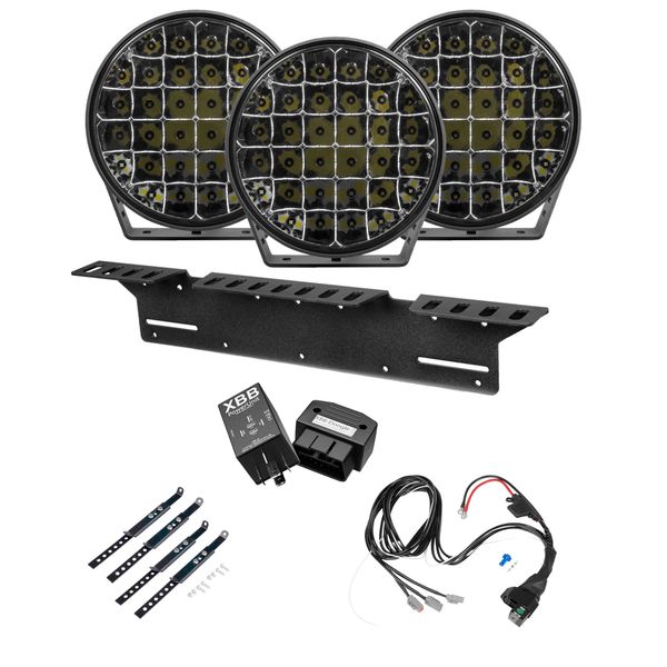 Extraljus PURELUX 9110 - Rund / 23 cm / 175W, 3 st - Komplett paket + XBB Dongle & PowerUnit