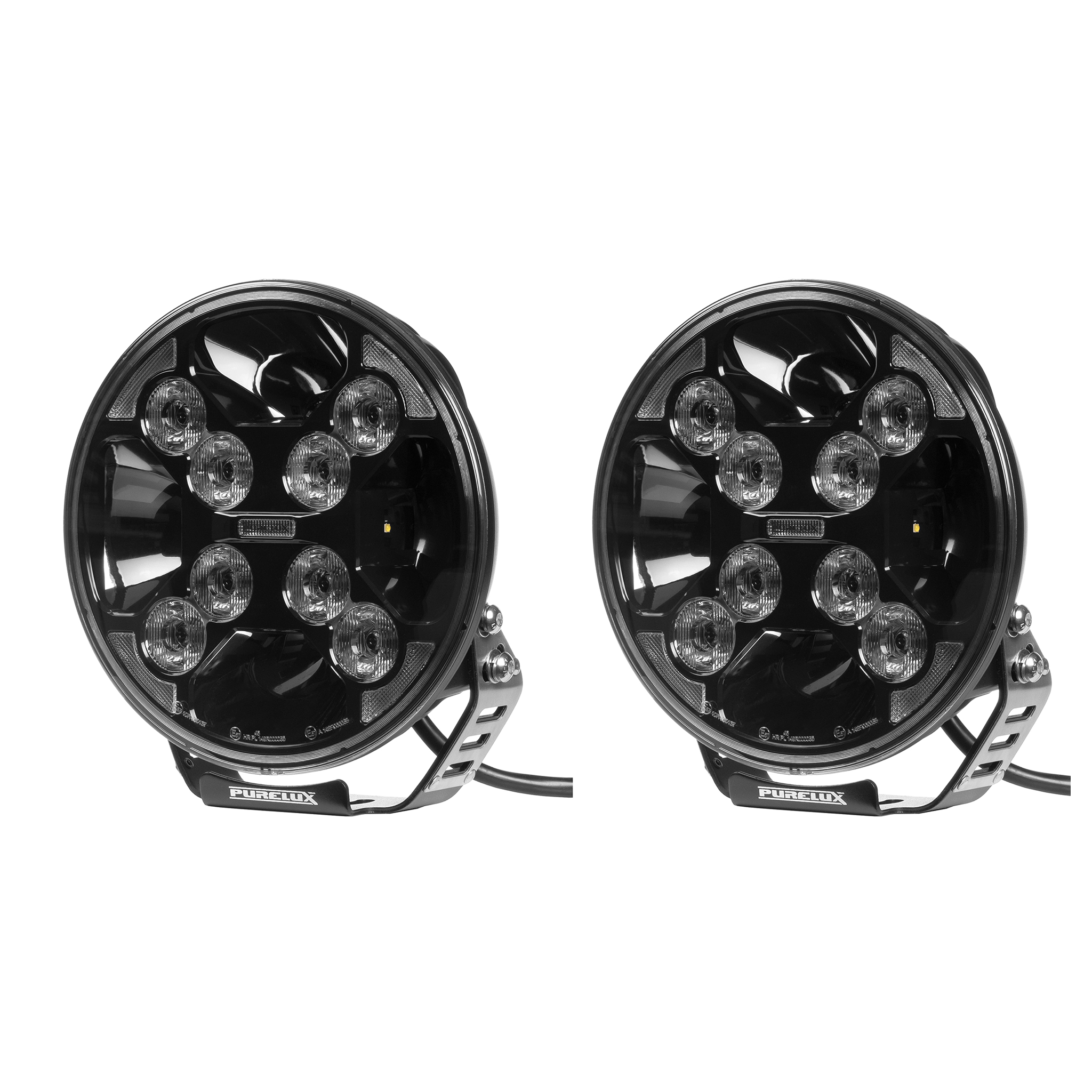 Extraljus Purelux Black 9120 - Rund / 23 cm / 120W, 2 st