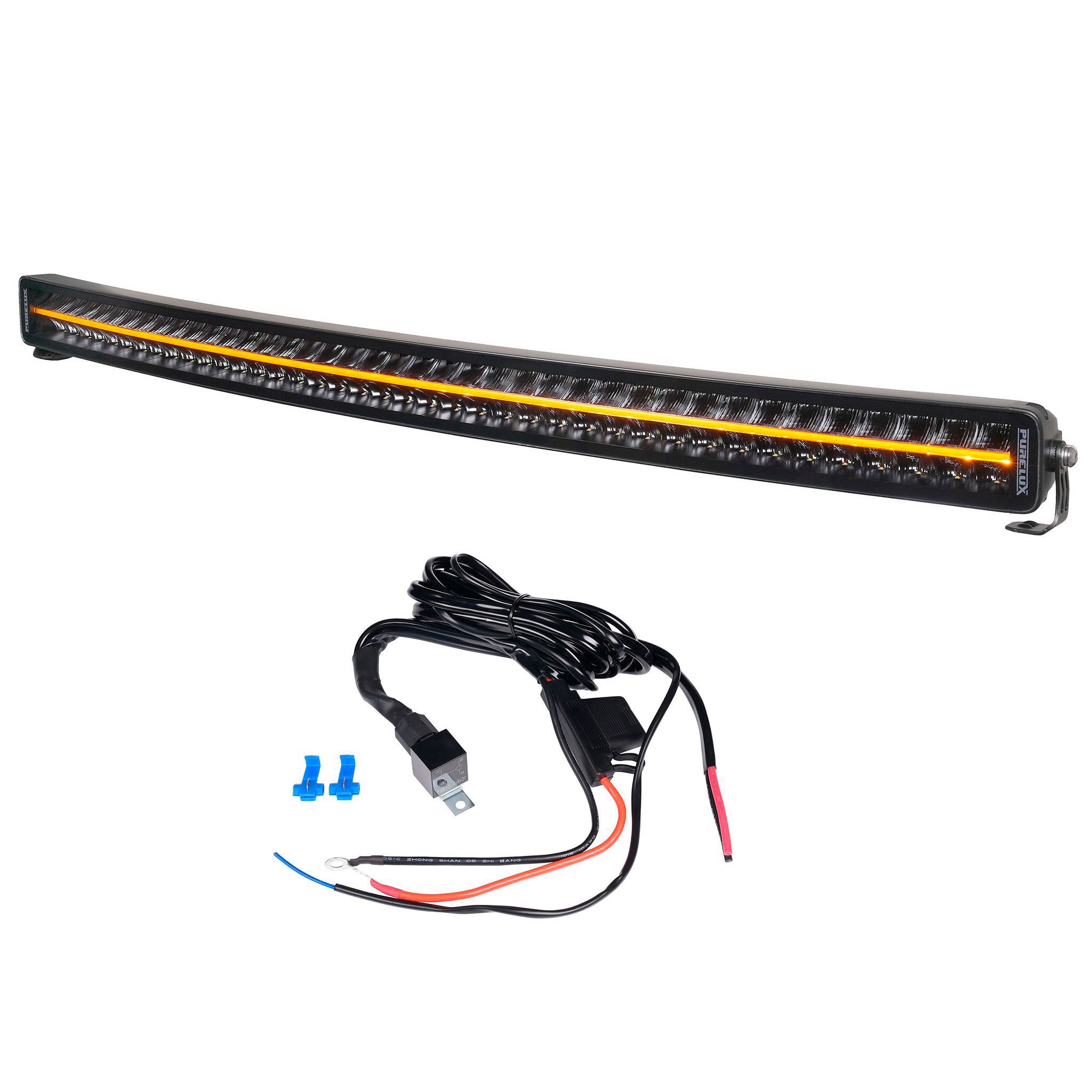 Lisävalo Purelux Black Boost C1070 Gen3 - Kaareva / 107 cm / 400W / Ref. 50, 1 kpl + Johtosarja | Alk. 469,90 €