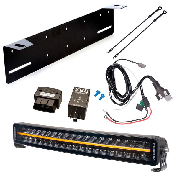 Extraljus PURELUX Black Boost C560 - Kurvad / 56 cm / 200W, 1 st - Komplett paket + XBB Dongle & PowerUnit