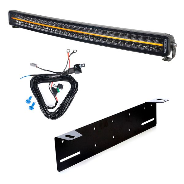 Led bar PURELUX Black Boost C820 - Curved / 82 cm / 300W / Ref. 50, 1 pc - Complete set afbeelding 1