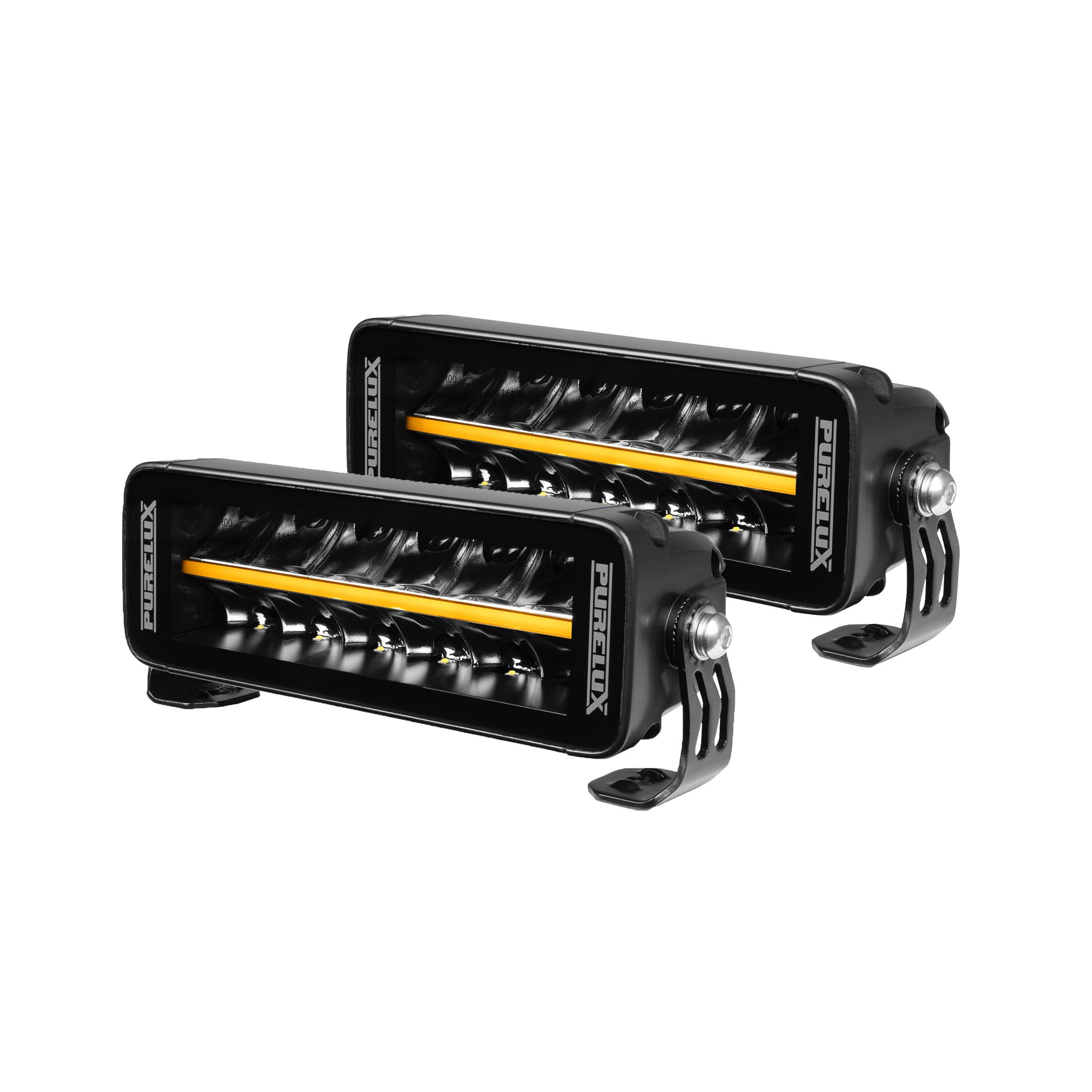 Led bar Purelux Black Boost S200 Gen3 - Straight / 20 cm / 60W / Ref. 25, 2 pcs afbeelding