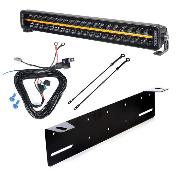 Led bar PURELUX Black Boost S560 - Straight / 56 cm / 200W / Ref. 50, 1 pc - Complete set afbeelding 1