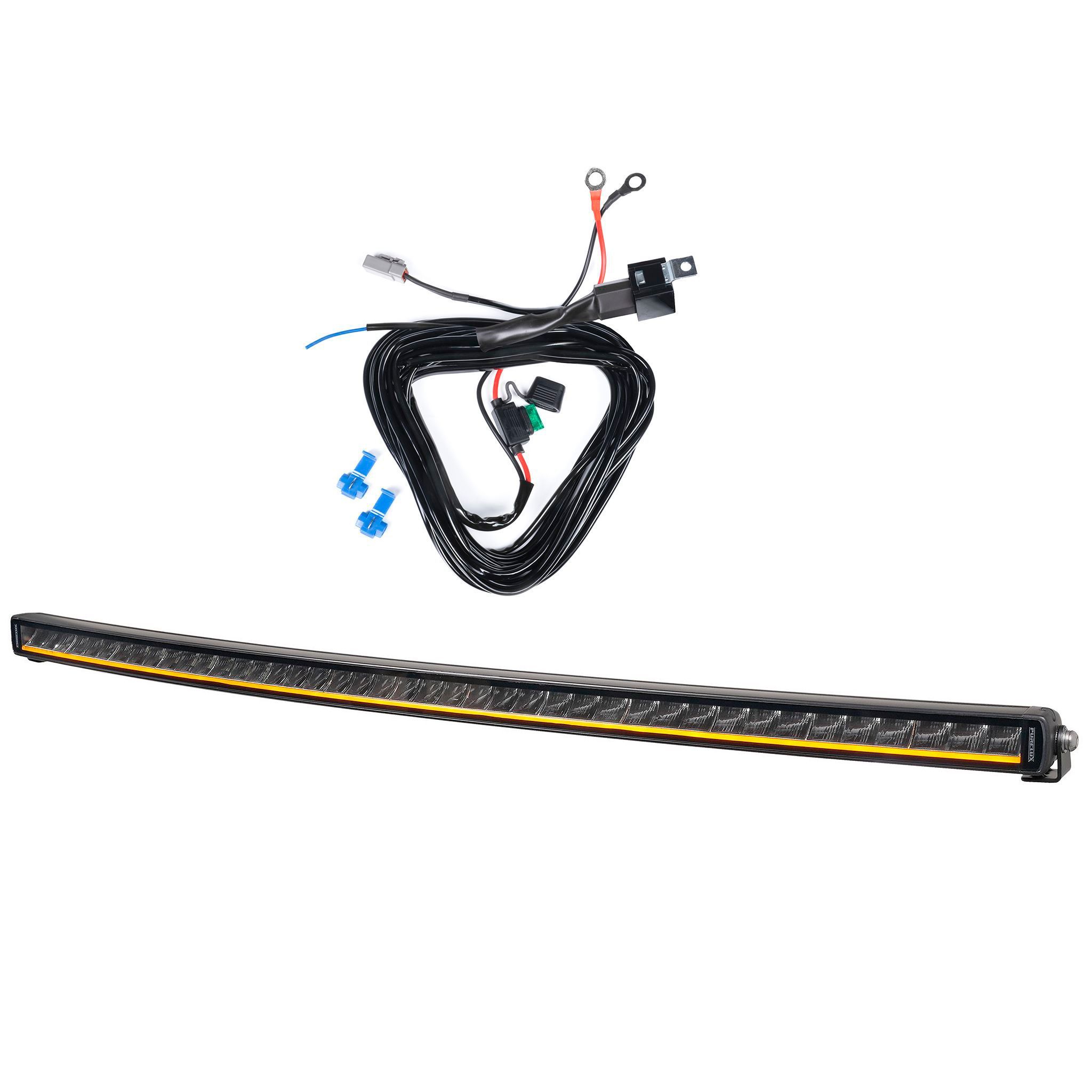 Lisävalo Purelux Black X-Slim C1010 Gen3 - Kaareva / 101 cm / 210W / Ref. 45, 1 kpl + Johtosarja | Alk. 369,90 €