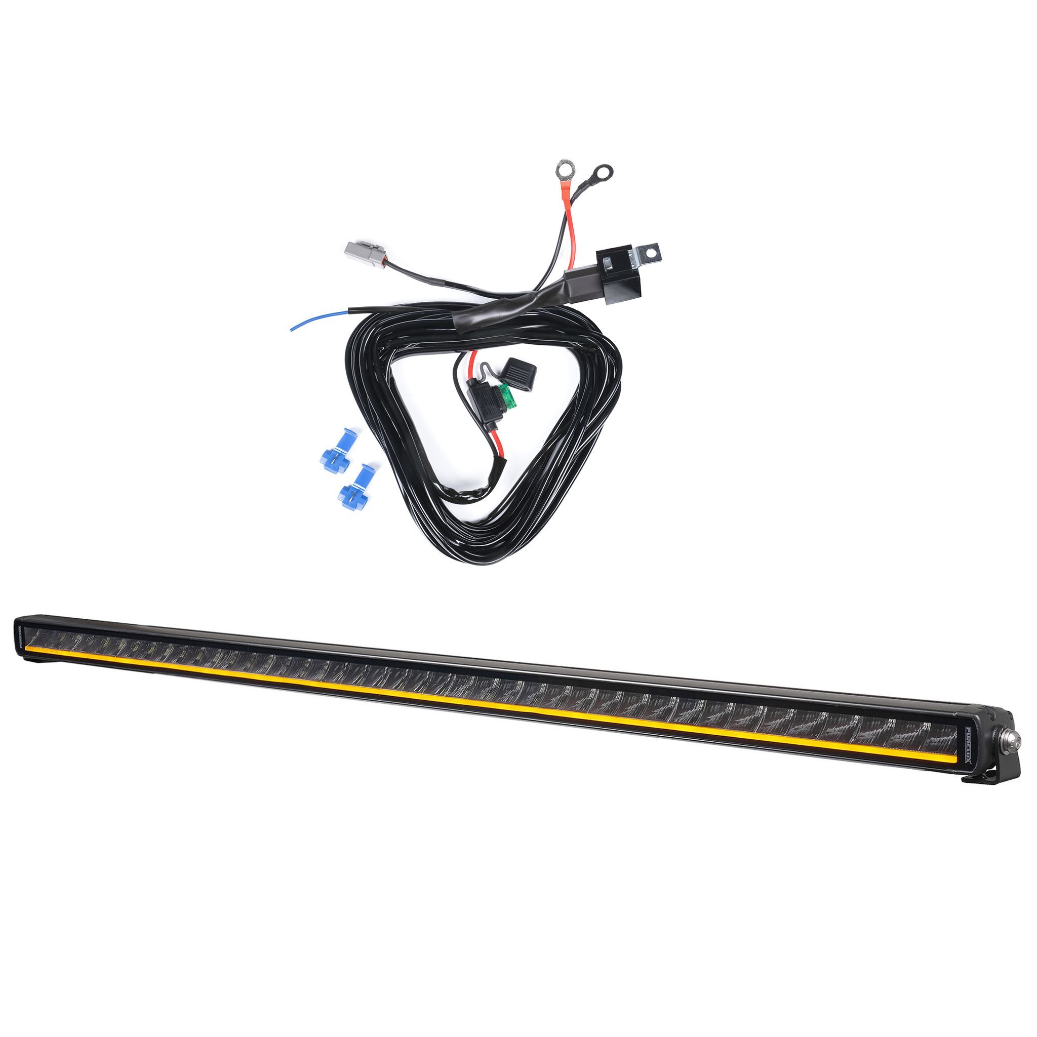 Led bar Purelux Black X-Slim S1000 Gen3 - Straight / 100 cm / 210W / Ref. 45, 1 pc + Wiring harness afbeelding