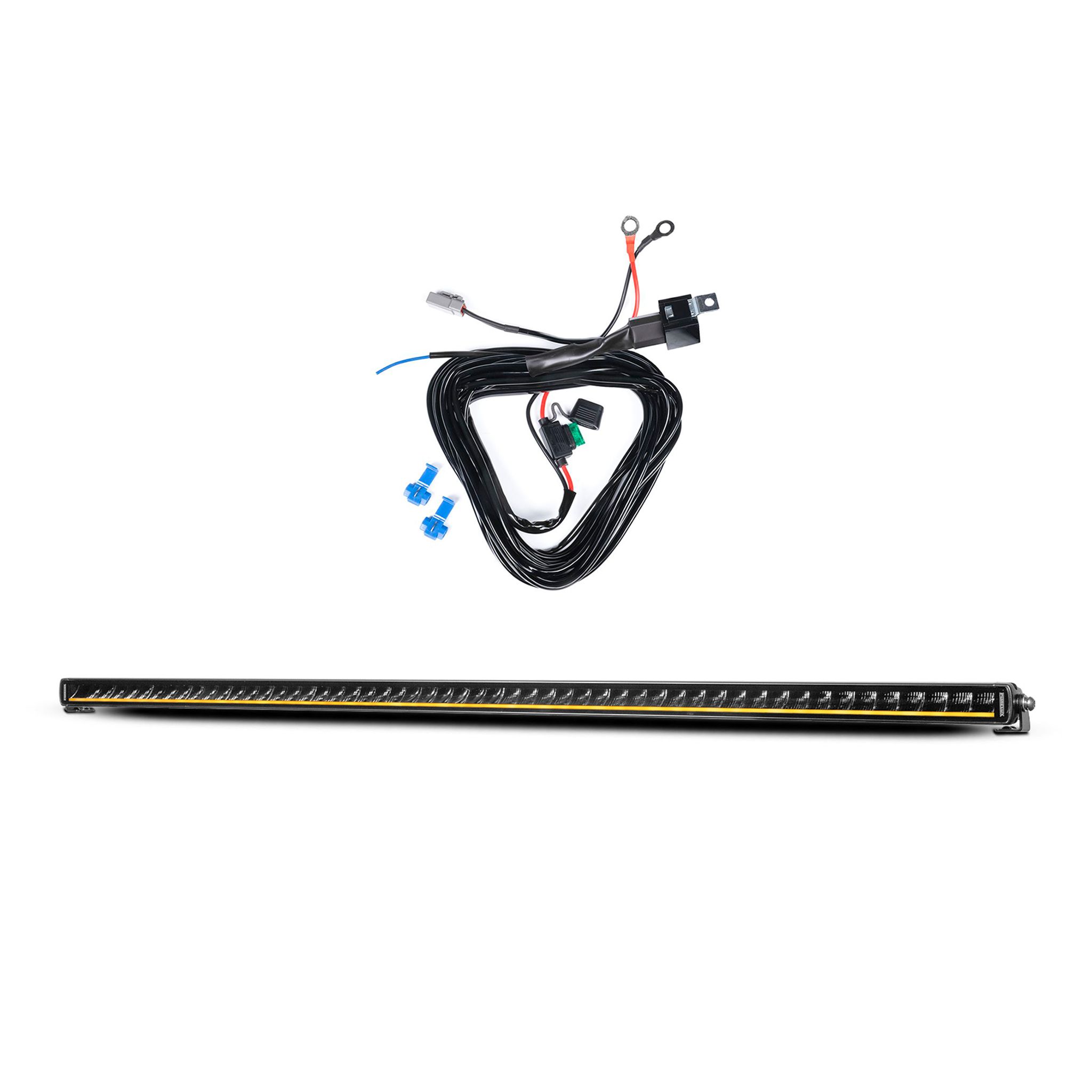 Led bar Purelux Black X-Slim S1300 Gen2 - Straight / 128 cm / 270W / Ref. 50, 1 pc + Wiring harness afbeelding