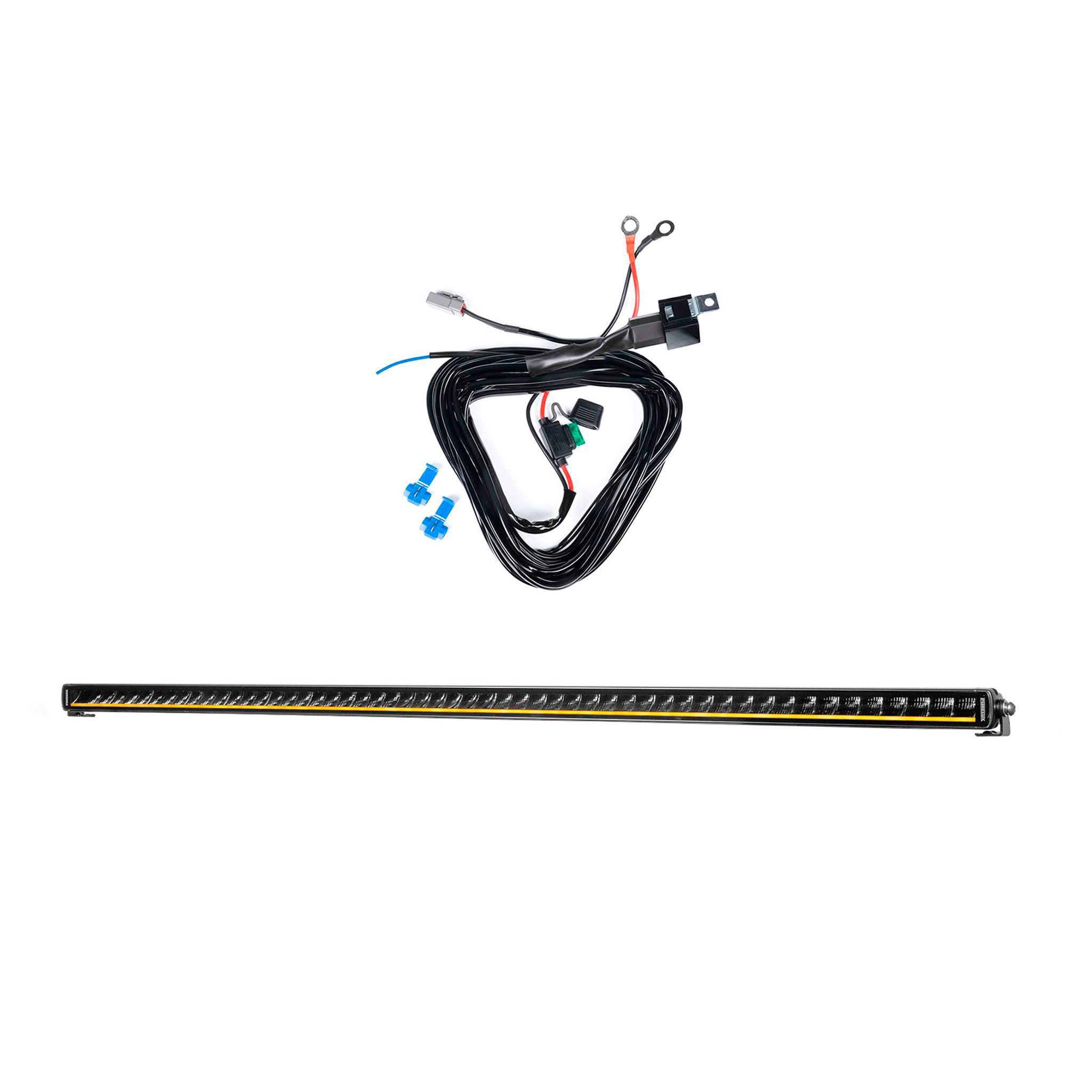 Led bar Purelux Black X-Slim S1300 Gen3 - Straight / 128 cm / 270W / Ref. 50, 1 pc + Wiring harness afbeelding