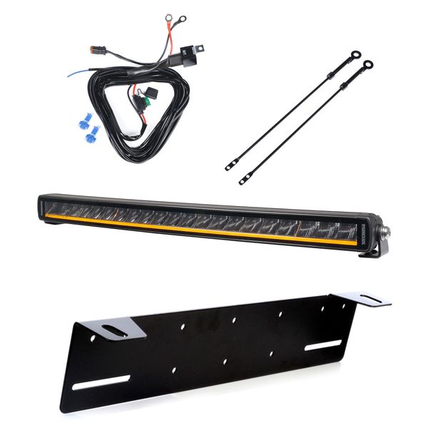 Extraljus PURELUX Black X-Slim C520 - Kurvad / 52 cm / 105W, 1 st - Komplett paket