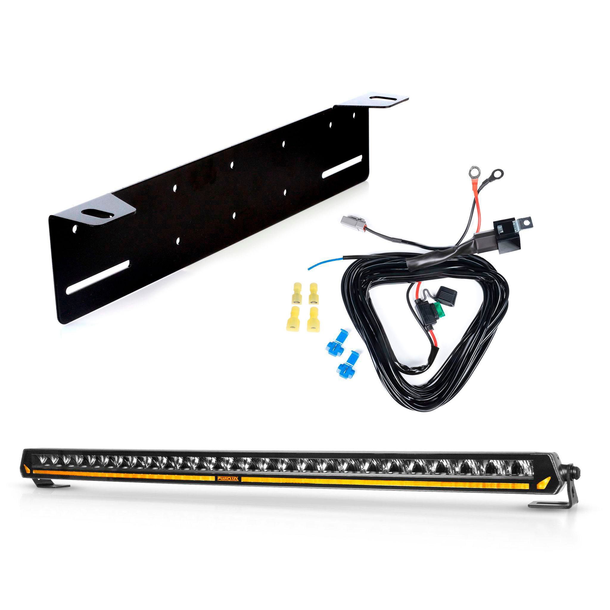 Led bar Purelux Panther Aero C800 - Curved / 78 cm / 162W / Ref. 50, 1 pc - Complete set afbeelding
