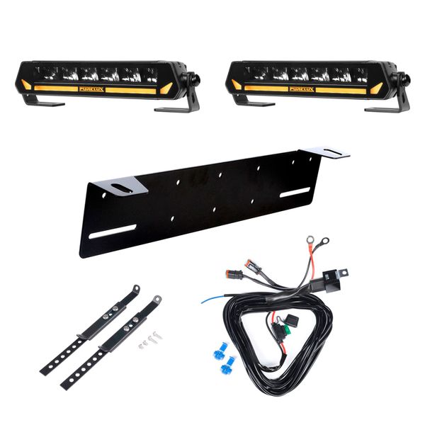 Extraljus PURELUX Panther Aero S200 - Rak / 22 cm / 60W, 2 st - Komplett paket