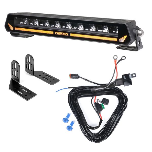 Extraljus PURELUX Panther Aero S300 - Rak / 30 cm / 54W, 1 st - Komplett paket (sidomontering)